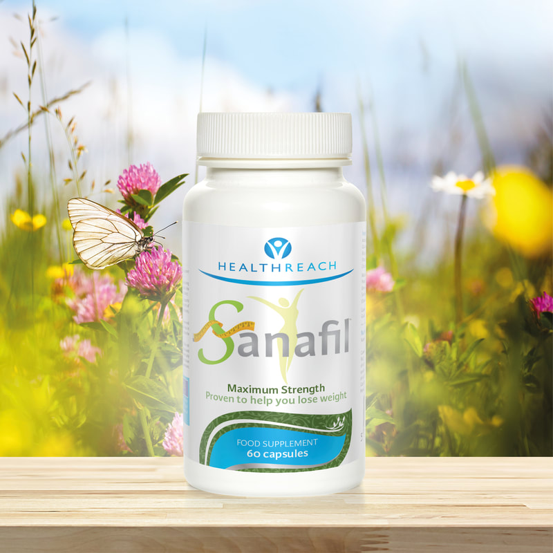 Picture image of Sanafil 60 capsules food supplements container